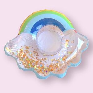 Rainbow floating koozie / drink holder